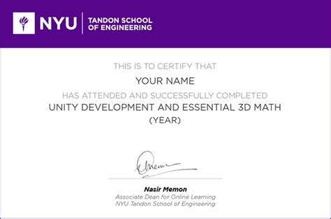 nyu certificate programs